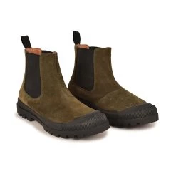 Pataugas AUTHENTIQUE C/S F4H KAKI -Pataugas 628191 BOOTS FEMME OG C S F4H KAKI 4WEB