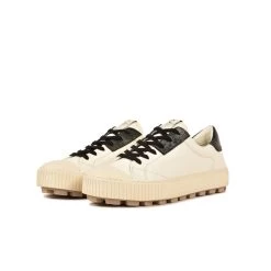 Pataugas ARAN/MIX F4H OFFWHITE/NOIR -Pataugas 628206 979 BASKET FEMME ARAN MIX F4H OFFWHITE NOIR 5