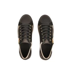 Pataugas JESTER/MIX F4H NOIR/DORÉ -Pataugas 628254 BASKET FEMME JESTER MIX F4H NOIR DORE 6