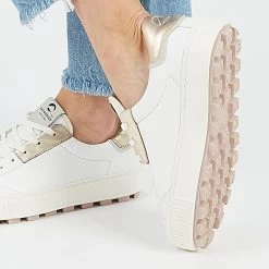 Pataugas ARAN/M F2H BLANC/DORÉ -Pataugas ARANMF2HBLANCDORE2