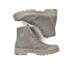 Pataugas AUTHENTIQUE M/TDLV F2I VERT DE GRIS -Pataugas BOOTS FEMME OG M TDLV F2I VERT DE GRIS 628337 305 6