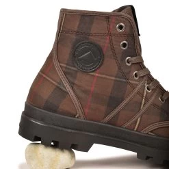 Pataugas AUTHENTIQUE MADE IN FRANCE F4G Tartan Marron 12 Pataugas AUTHENTIQUE MADE IN FRANCE F4G Tartan Marron -Pataugas BOOTS HOMME AUTHENTIQUE W H4G TARTAN MARRON 10